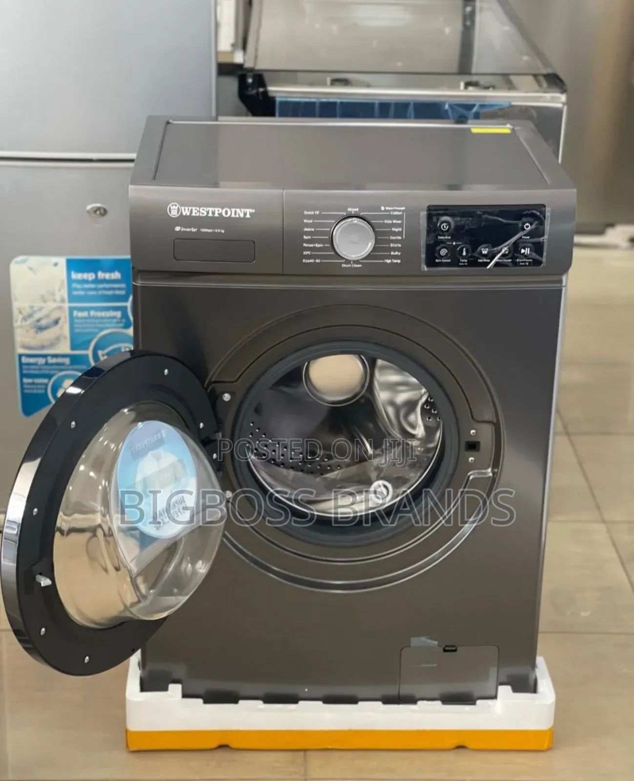 Westpoint Automatic Front Load Washing Mashine [Wmz 612a25.S] 6kg