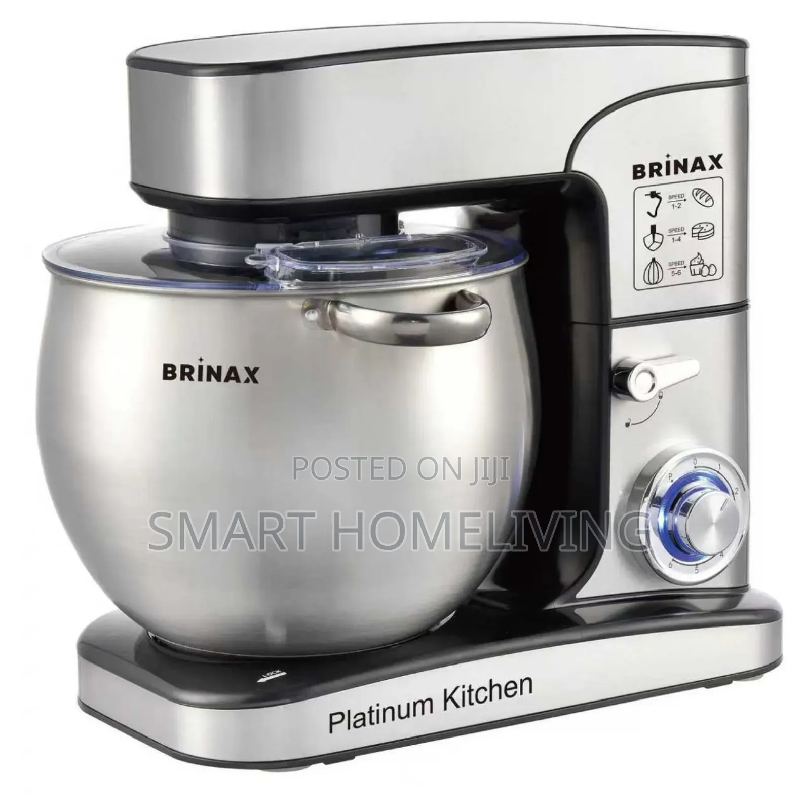 Brinax Platinum Kitchen Stand Mixer Bx-4012
