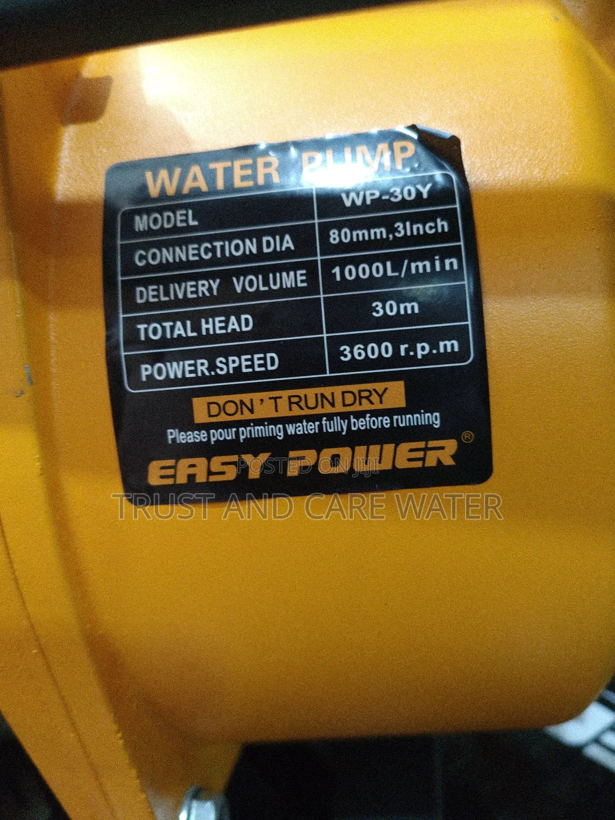 Easy Power Water Irrigation Pump(3inch)
