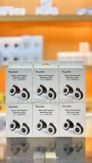 Telesin Portable Magnetic Selfie Ring Light