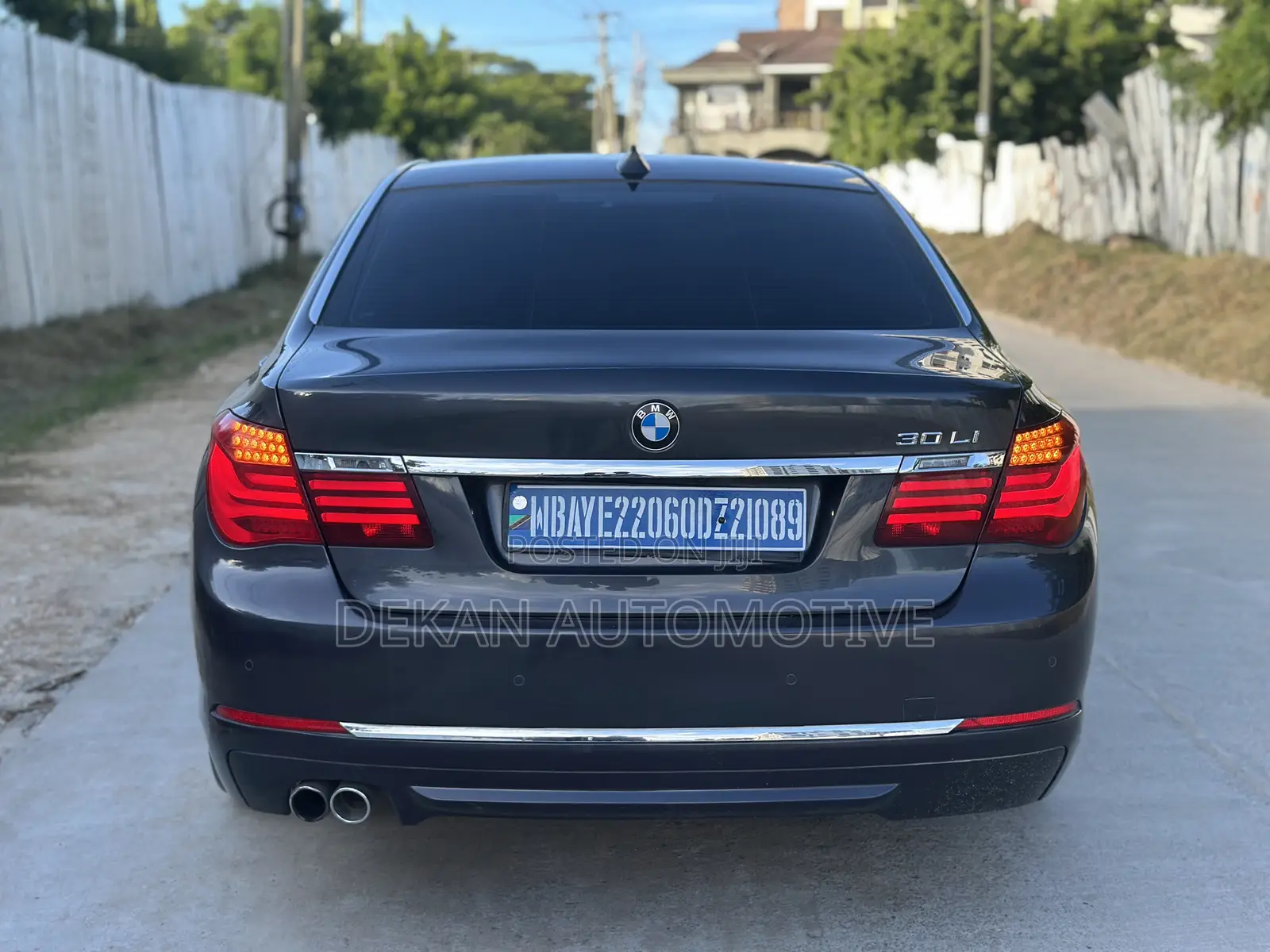 BMW 7 Series 730Li 2015 Blue