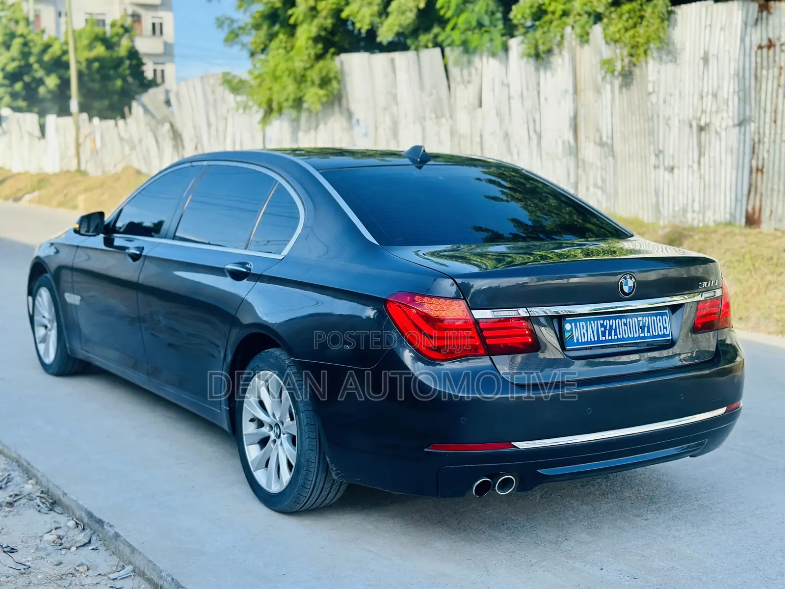 BMW 7 Series 730Li 2015 Blue