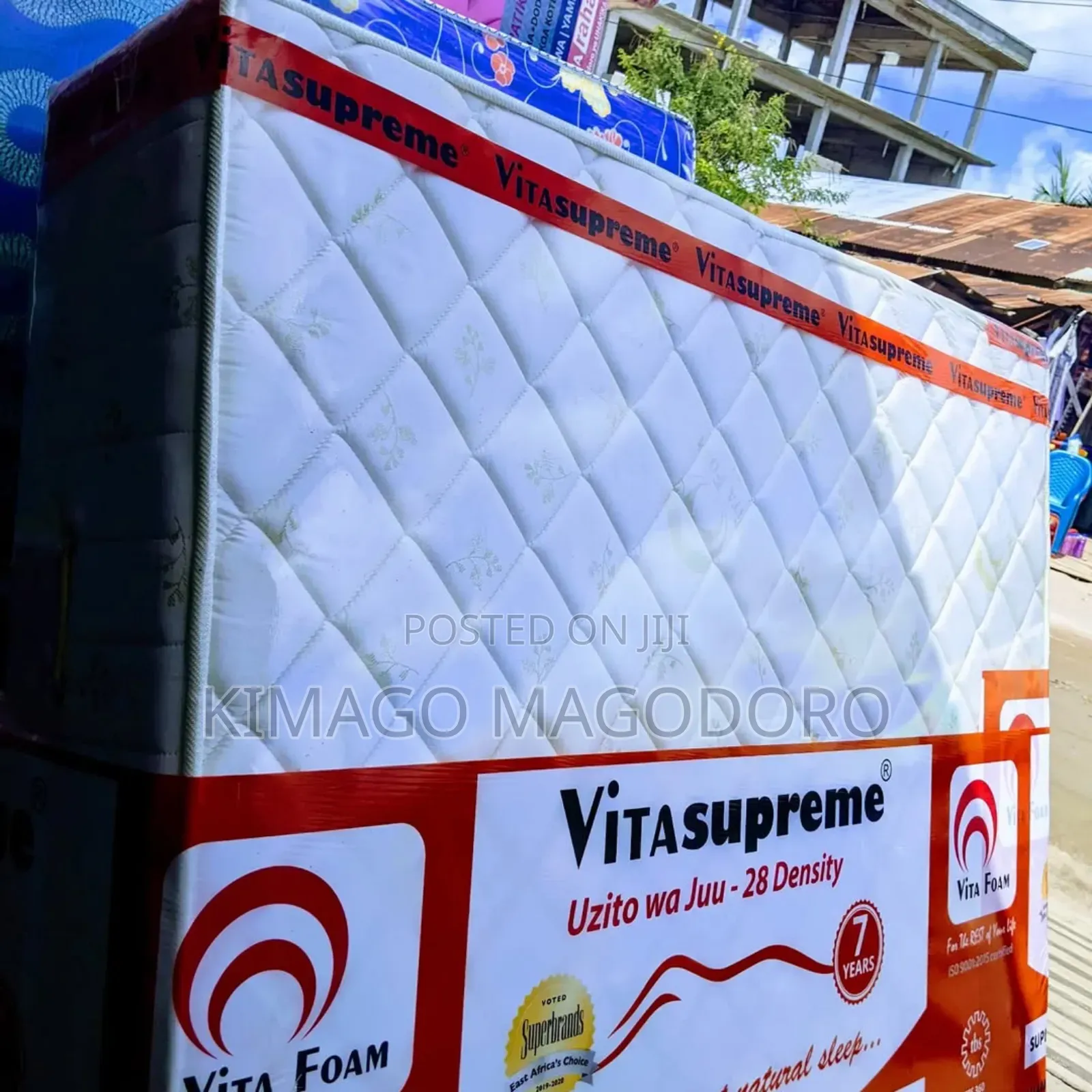 Godoro 5x6x8: Density 28 Imara Kwa Afya Ya Mgongo Na Dhamana Saba