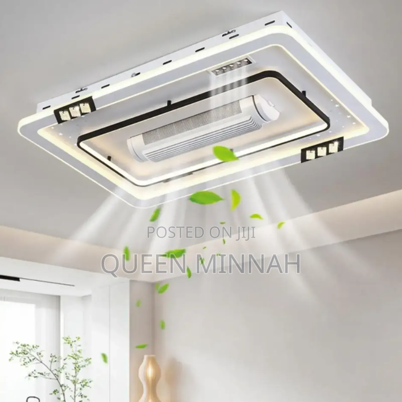 Voice Control Fan Light Wide Angle Large Household Full Spectrum