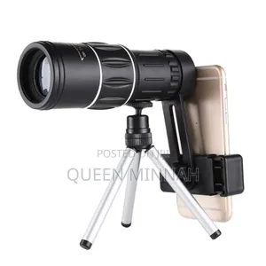 Monocular Telescope 16×52 With Tripod Mobile Phone Clip High Quality