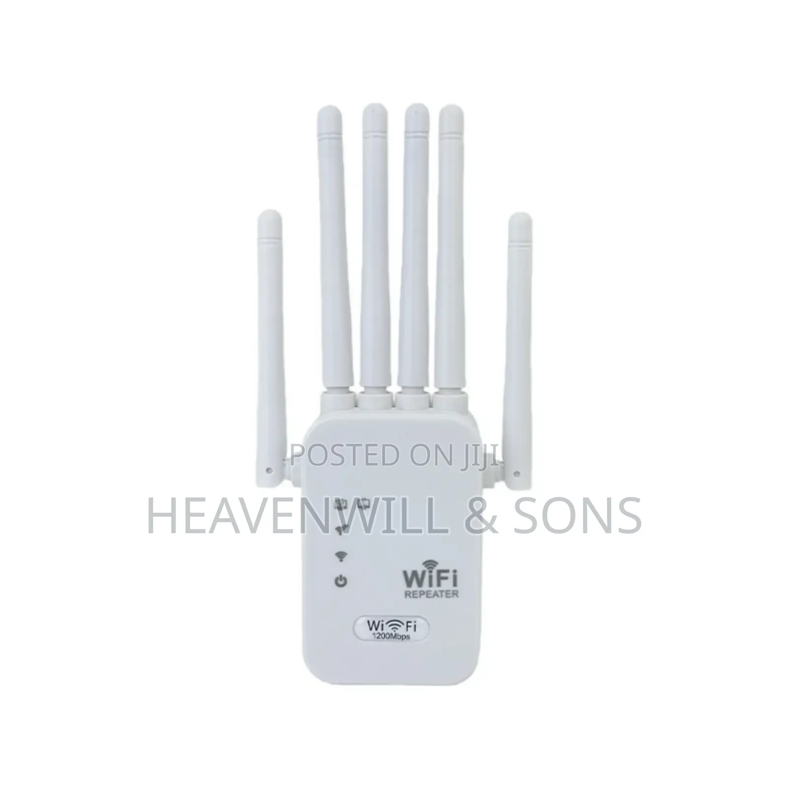 Long Range 300mbps Wifi Extender Repeater Dual Band 6 Gain Antenna!