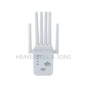 Long Range 300mbps Wifi Extender Repeater Dual Band 6 Gain Antenna!