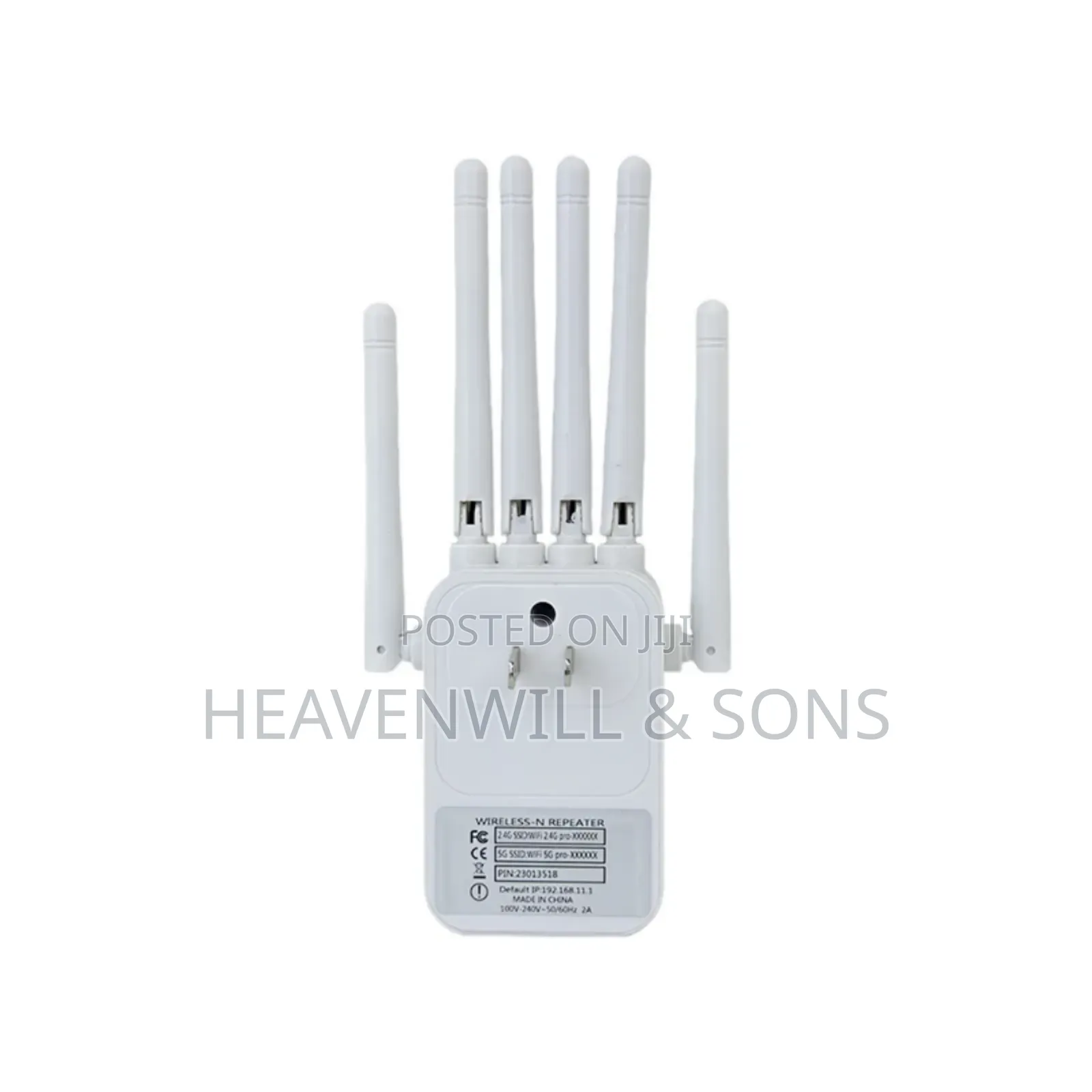 Long Range 1200mbps Wifi Extender Repeater Dual Band 6 Gain Antenna!