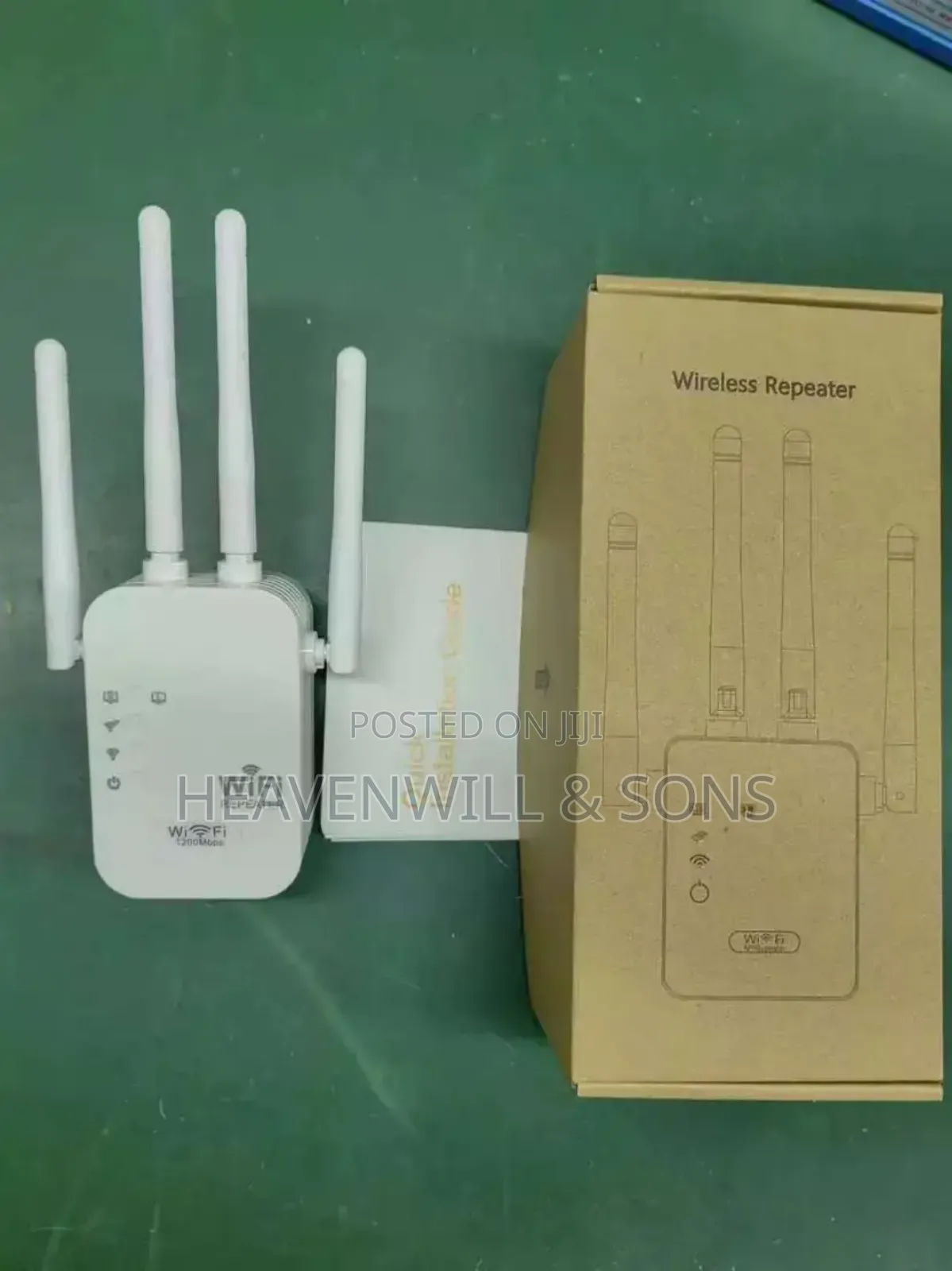 Long Range 300mbps Wifi Extender Repeater Dual Band 6 Gain Antenna!