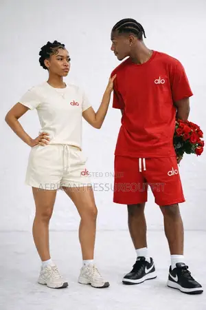 Alo Set Matching Tshirt And Short Collection Available All Colours