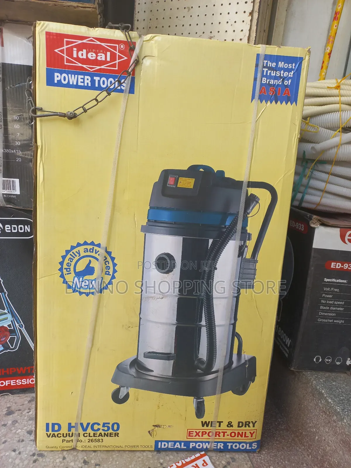 Ideal Vacuum Cleaner 50l Wet and Dry