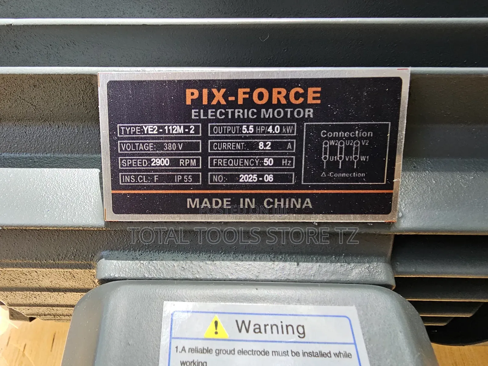Pix-Force Electric Motor 5.5hp 3 Phase