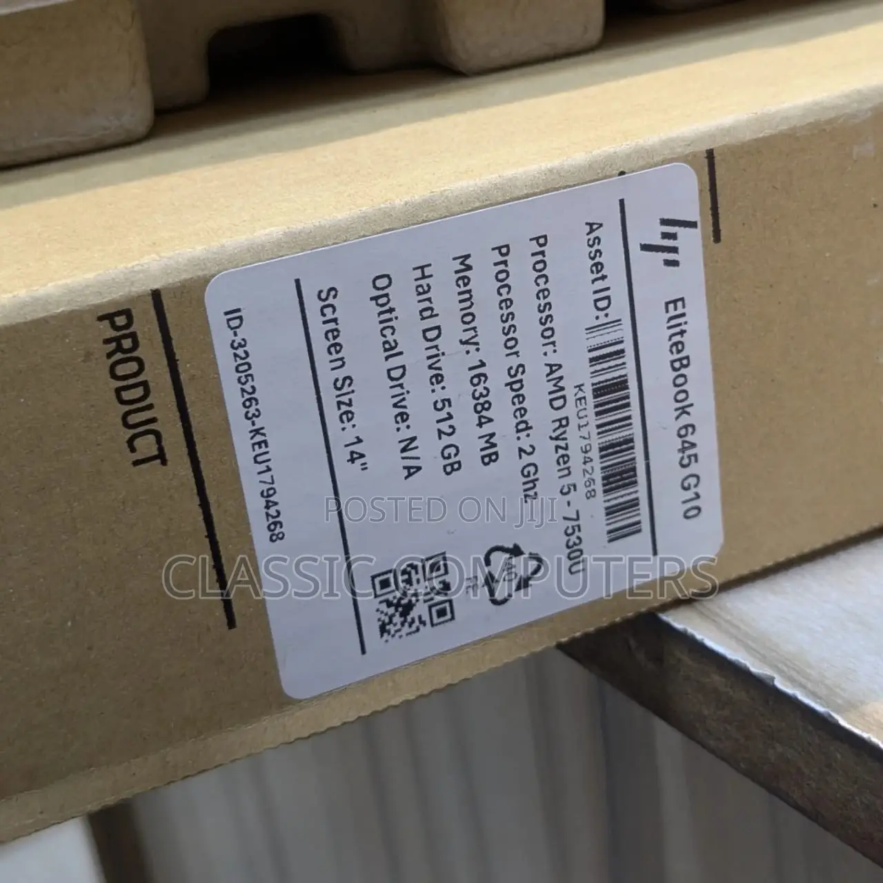 New Laptop HP EliteBook 645 G9 16GB AMD Ryzen 5 SSD 512GB
