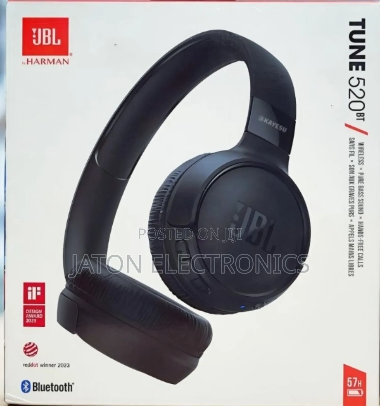 JBL Headphone Tune520. 67hrs Play Time