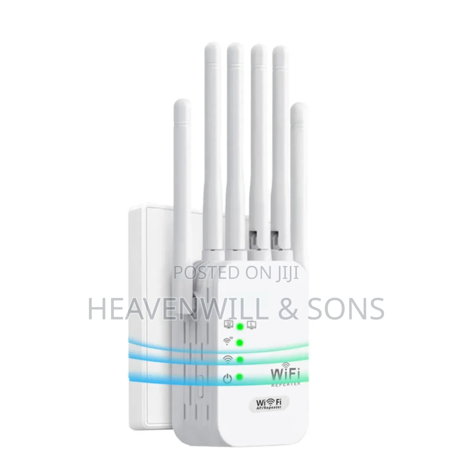 Long Range 300mbps Wifi Extender Repeater Dual Band 6 Gain Antenna!