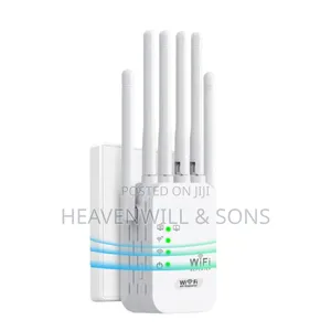 Long Range 300mbps Wifi Extender Repeater Dual Band 6 Gain Antenna!