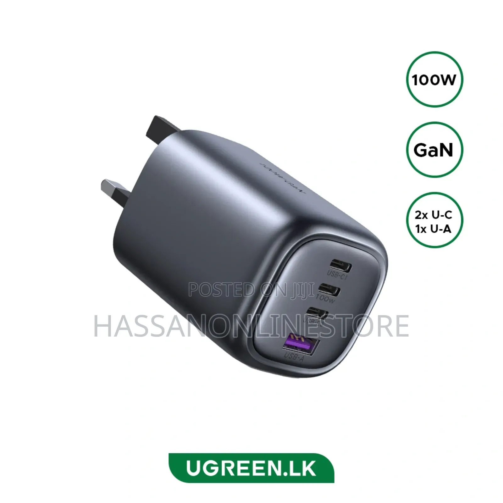 Ugreen 100w Gan Fast Charging Adapter – Cd226 – 40749