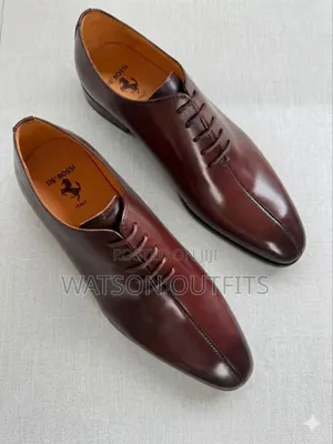 Men's Leather Shoes De'rossi Brand Materials Pure and Original