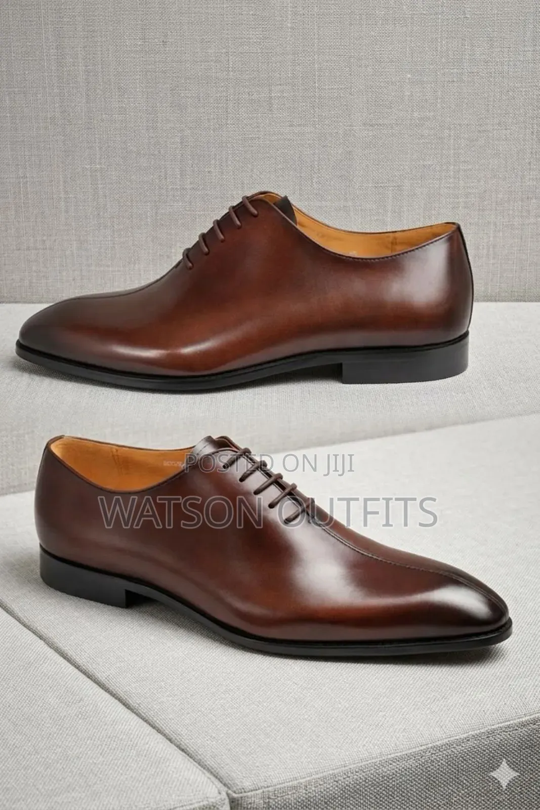 Men's Leather Shoes De'rossi Brand Materials Pure and Original