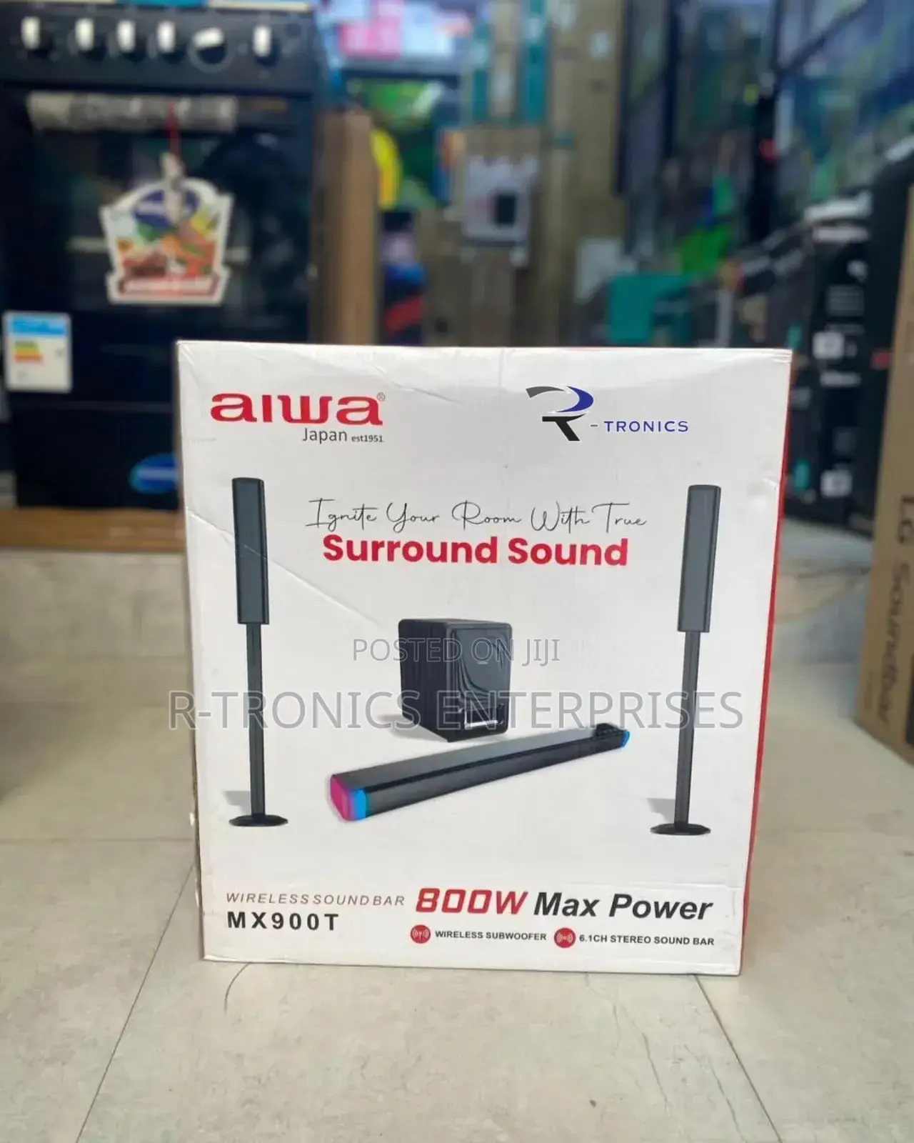 Aiwa Mx900t 6.1 Channel 800watts Home Theater and Soundbar System