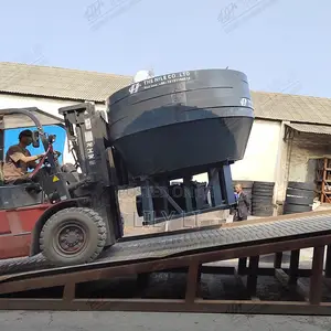 Wet Pan Mill 1200 1300 1400 1500 for Gold Ore Grinding