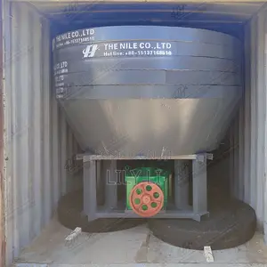 Wet Pan Mill 1200 1300 1400 1500 for Gold Ore Grinding