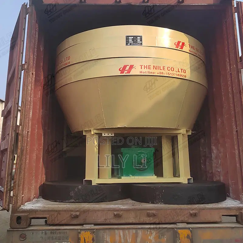 Heavy Duty Wet Pan Mill for Rock Alluvial Gold Processing