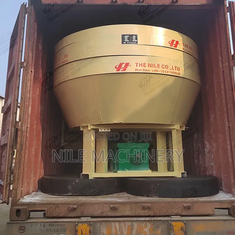 Heavy Duty Wet Pan Mill For Rock Alluvial Gold Processing