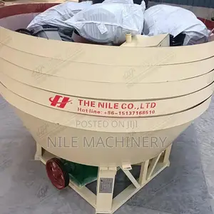 Heavy Duty Wet Pan Mill For Rock Alluvial Gold Processing
