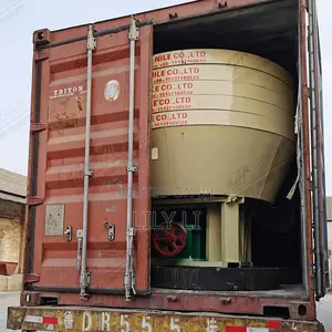 Heavy Duty Wet Pan Mill for Rock Alluvial Gold Processing