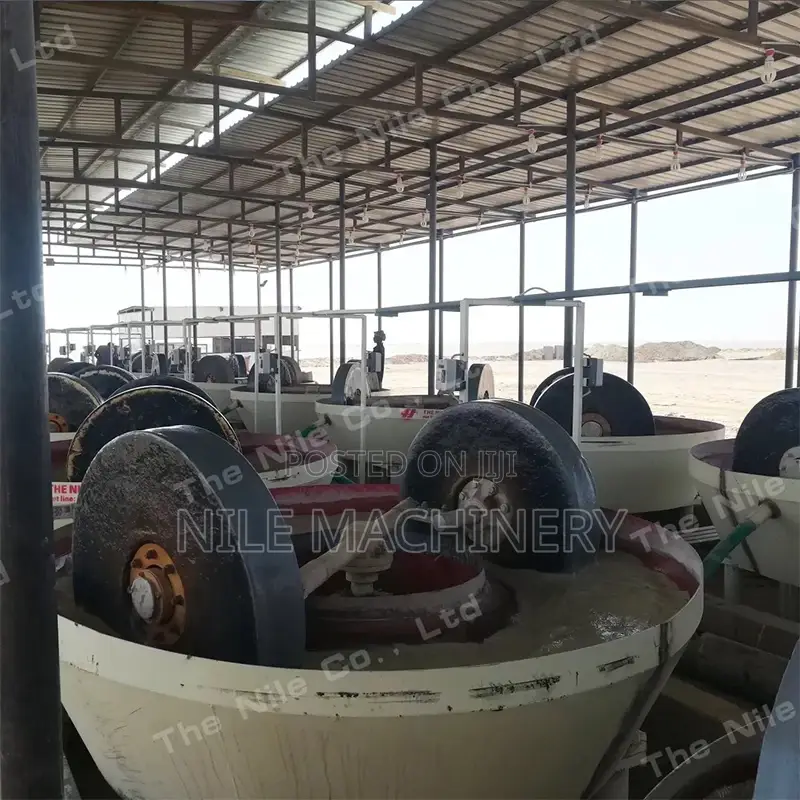 China Wet Pan Mill Machine Best Price For East Africa Mining
