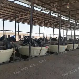 Wet Pan Mill With Long Life Rollers for Gold Ore Milling