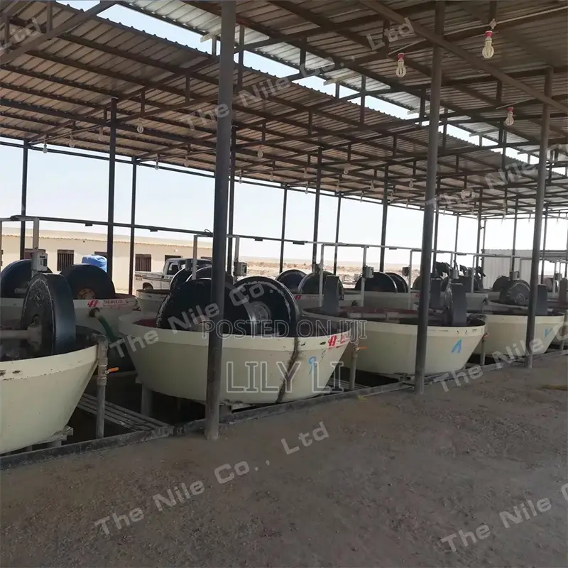 Wet Pan Mill With Long Life Rollers for Gold Ore Milling