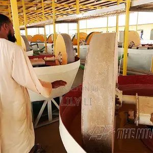 Large 1500 Wet Pan Mill for Medium Scale Gold Production