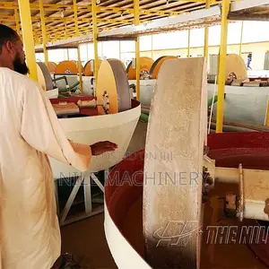 Large 1500 Wet Pan Mill For Medium Scale Gold Production