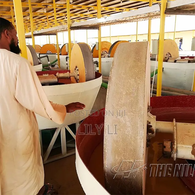 Large 1500 Wet Pan Mill for Medium Scale Gold Production