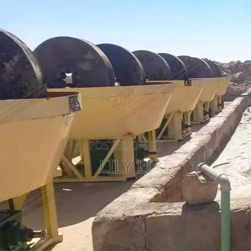 Large 1500 Wet Pan Mill for Medium Scale Gold Production