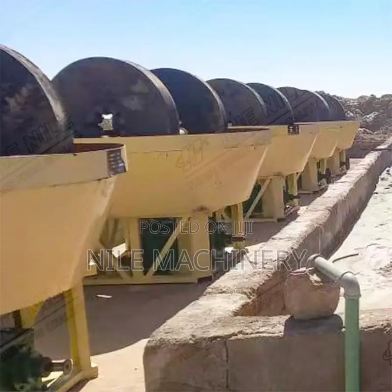 Large 1500 Wet Pan Mill For Medium Scale Gold Production