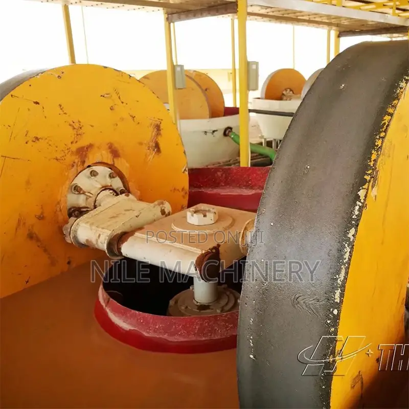 Wet Pan Mill Gold Grinding Machine Easy Operation Maintenance