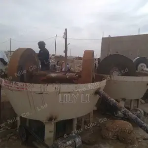 Portable Wet Pan Mill for River Gold Mining Site in Kenya