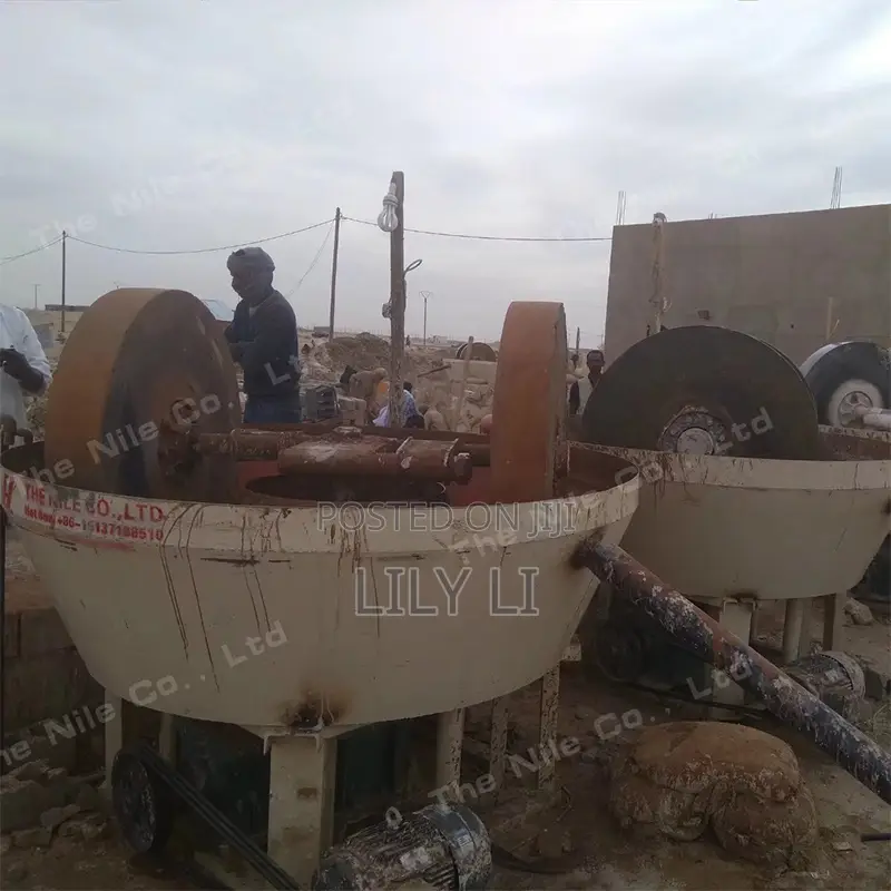 Portable Wet Pan Mill for River Gold Mining Site in Kenya