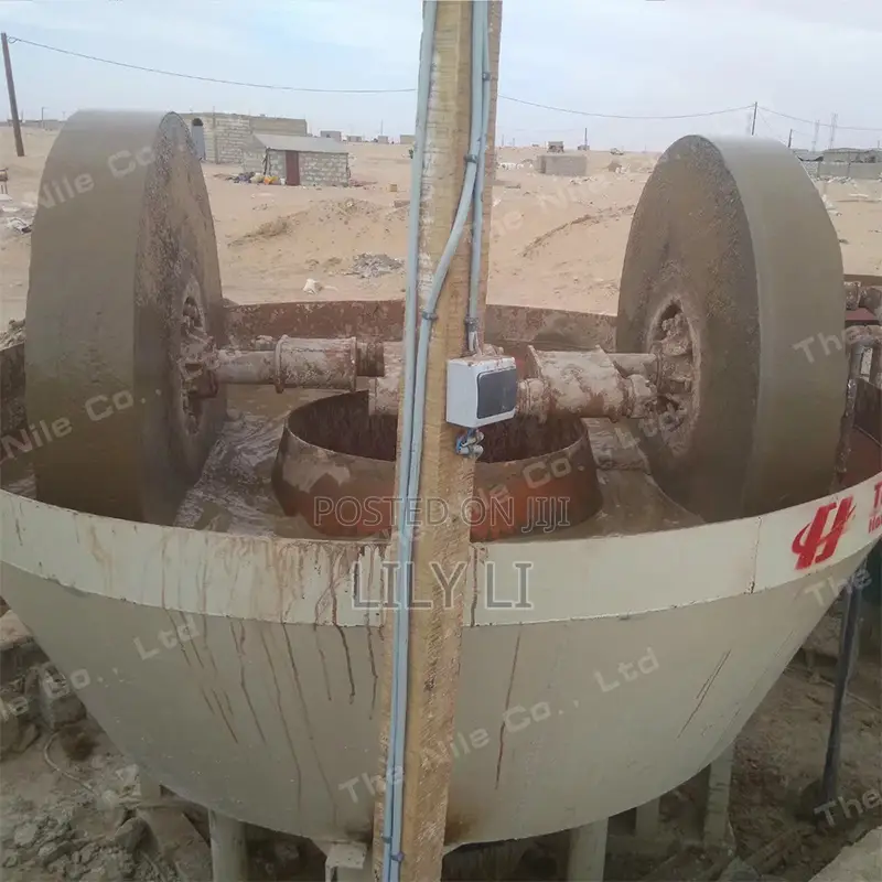 Wet Pan Mill for Fine Gold Ore Grinding With High Efficiency
