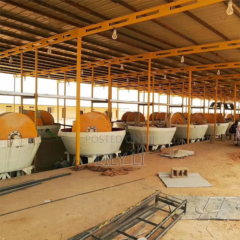 Wet Pan Mill for Fine Gold Ore Grinding With High Efficiency