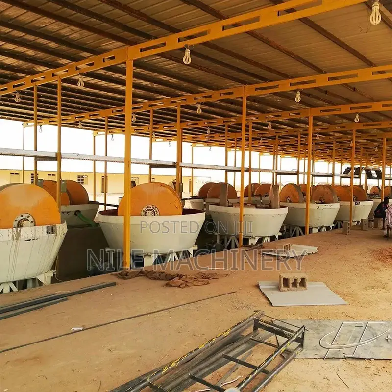 Wet Pan Mill for Fine Gold Ore Grinding With High Efficiency
