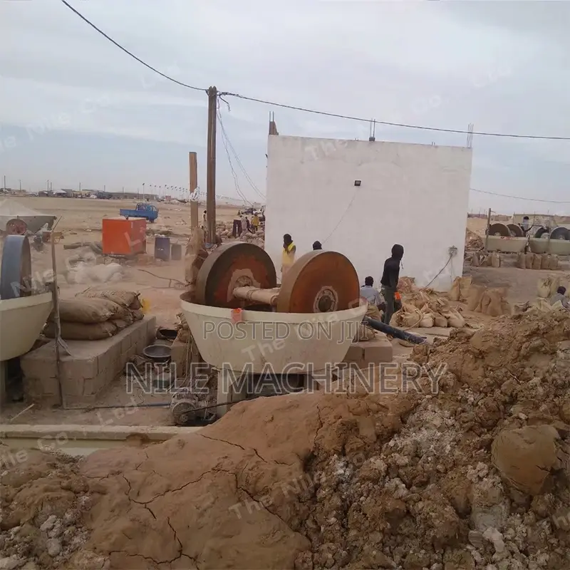 Wet Pan Mill for Fine Gold Ore Grinding With High Efficiency