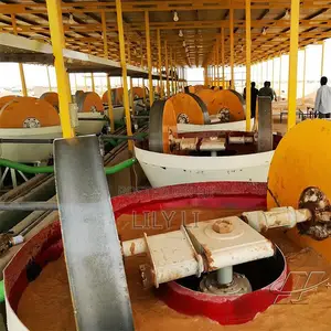 Gold Extraction Wet Pan Mill Suitable for Hard Rock Ore