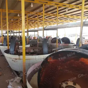 Gold Extraction Wet Pan Mill Suitable for Hard Rock Ore