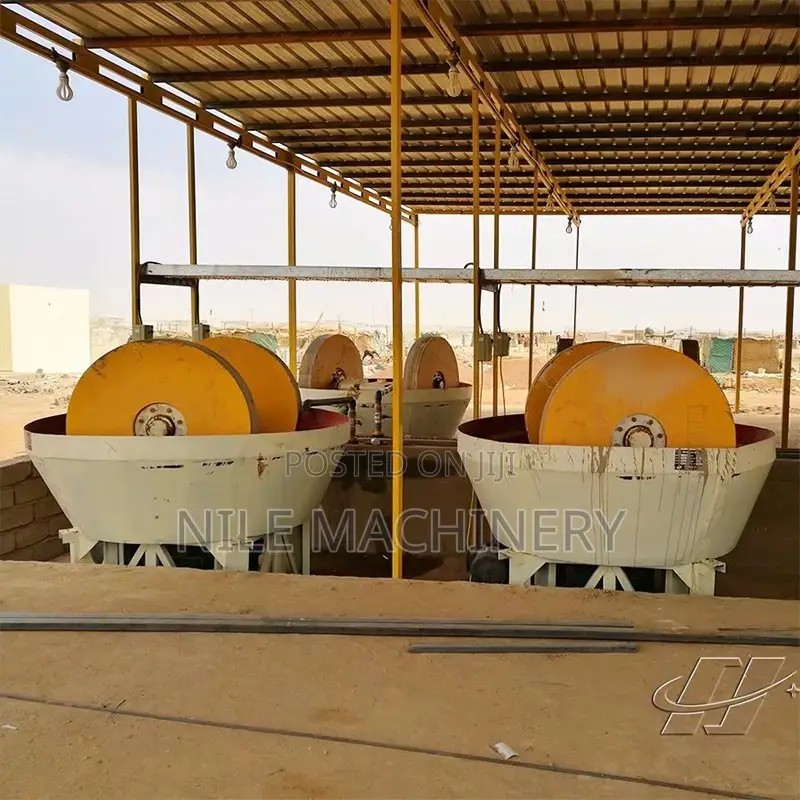 Gold Extraction Wet Pan Mill Suitable for Hard Rock Ore