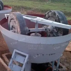 Gold Ore Wet Pan Mill High Efficiency for Tanzania Mining