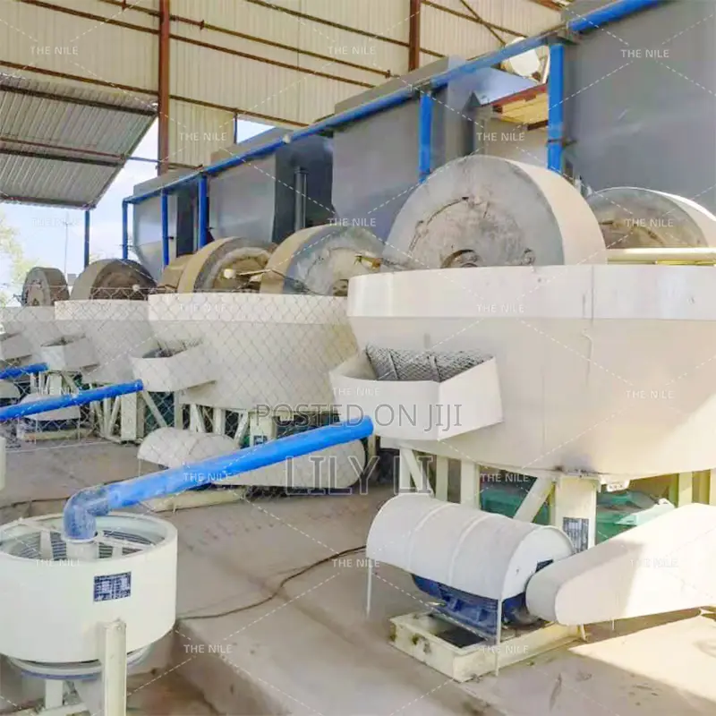 Gold Ore Wet Pan Mill High Efficiency for Tanzania Mining
